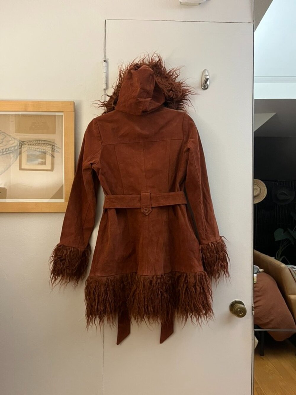 Vintage Penny Lane Leather Coat - Picture 4 of 7